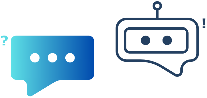 Headerbild Chatbot kommuniziert Smart Help für Arztpraxen